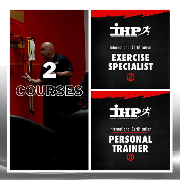 IHP - IHPU Level 2 & 3 Certification (Exercise Specialist & Personal Trainer)