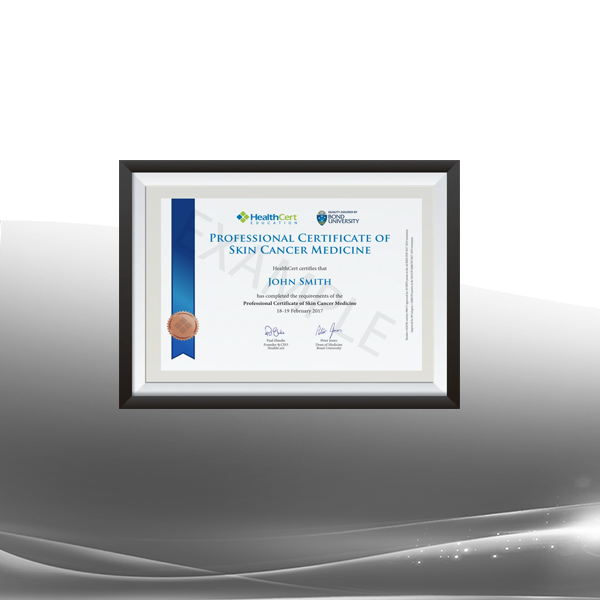 HealthCert - Professional Certificate of Skin Cancer Medicine